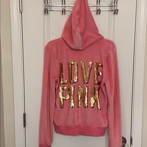 Victoria Secret Velvet Jacket PINK collection